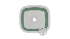Collaps vaskebalje med afløb Shadow Green