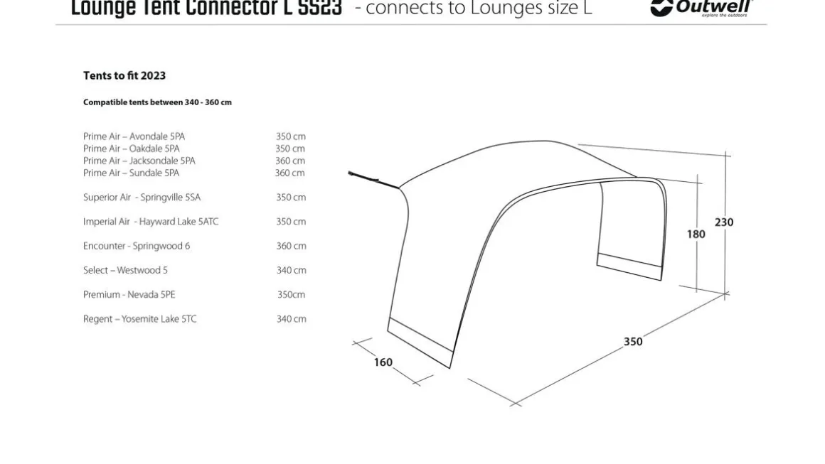 Lounge Tent Connector L