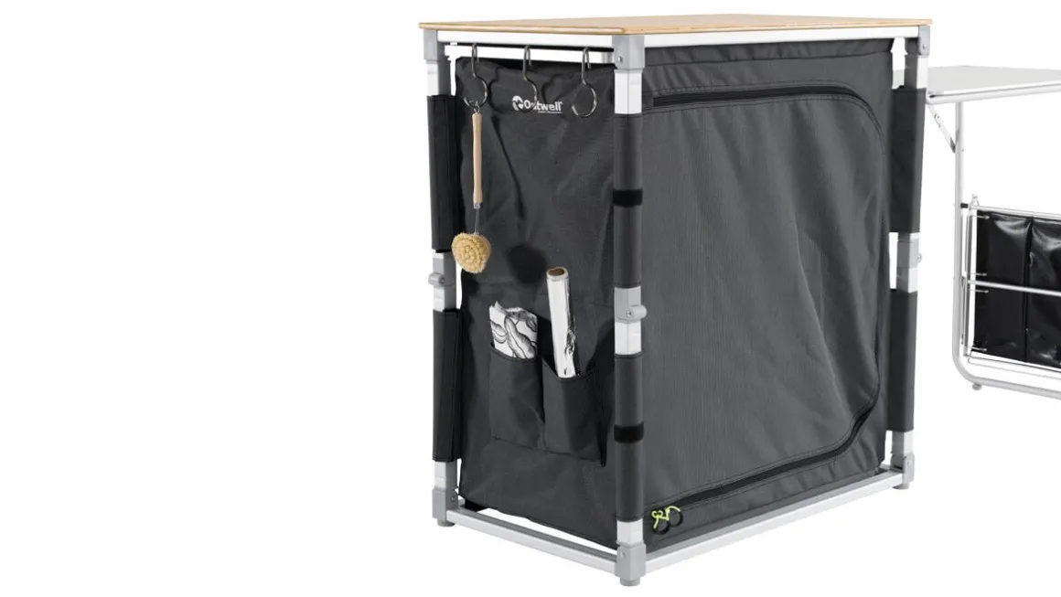 Padres opbevaringsmøbel med sidebord